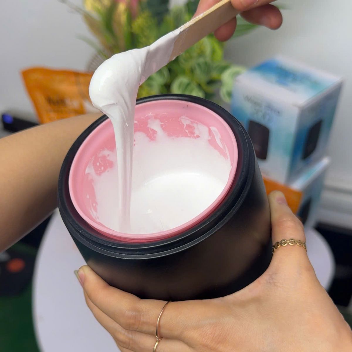 Sáp sệt vừa đủ