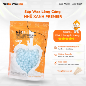 Sáp Wax Lông Nhũ Xanh Premier Netta Waxing - Chuyên Wax Lông Cứng Bikini/Nách/Râu Nam
