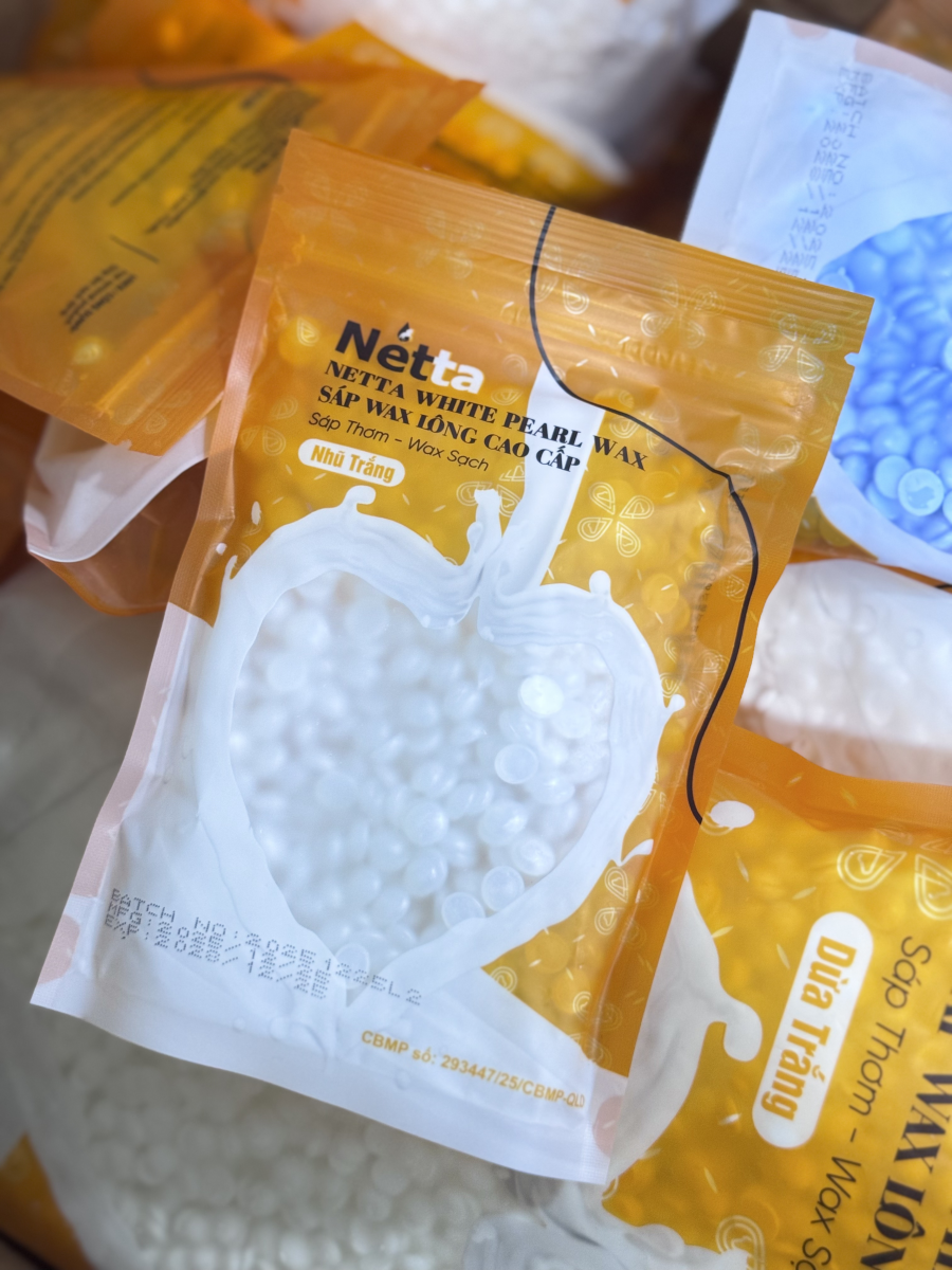 Sáp nhũ trắng premier Netta