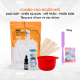 Combo 100g Sáp wax lông, chén silicon, mỡ trăn 10ml, phấn rơm 50g (tặng que silicon và sáp sticker 50g) 0
