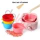 Chén Silicon chống dính nấu sáp wax lông chuyên dụng 4