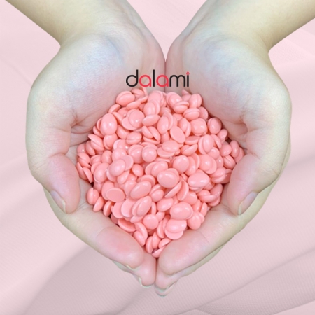 Sáp wax lông Dalami màu Hoa Hồng - waxing an toàn tại nhà